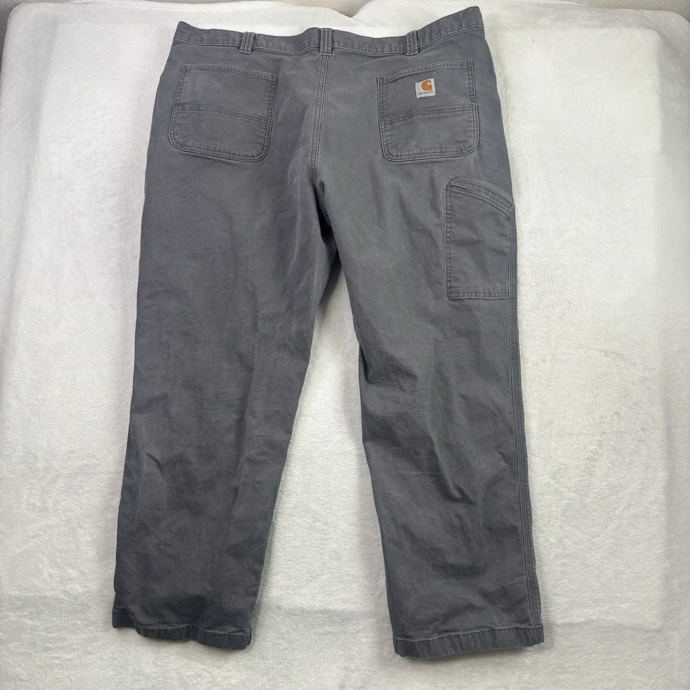 Carhartt Relaxed Fit Grey Workwear Pants Men's Waist 42